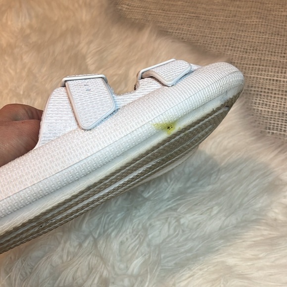 Women’s white pillow slipper saddles size 9 - Picture 7 of 8